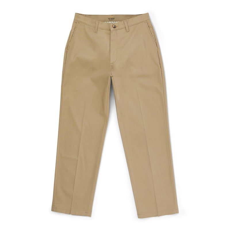 LEE Total Freedom Stretch Relaxed Fit Flat Front Pant, 30W x 32L, Khaki - Image 3
